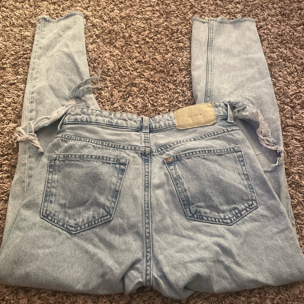 Light Blue Ripped Jeans - Picture 2 of 2